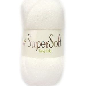 Baby 2 Ply - White - 100g