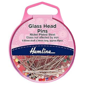 Glass Head Pins (Coloured)