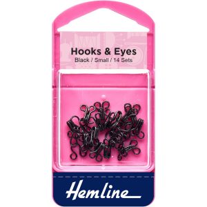 Black Nickel Hooks & Eyes