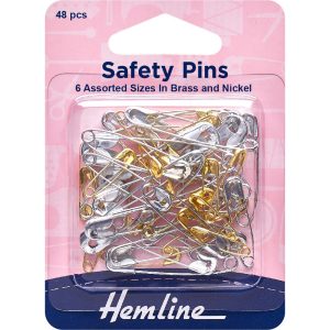 Assorted Size & Colour Safety Pins
