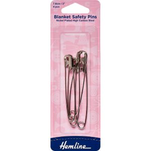 Nickel Blanket Safety Pins