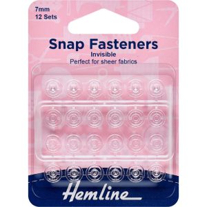 Snap Fasteners Invisible 7mm