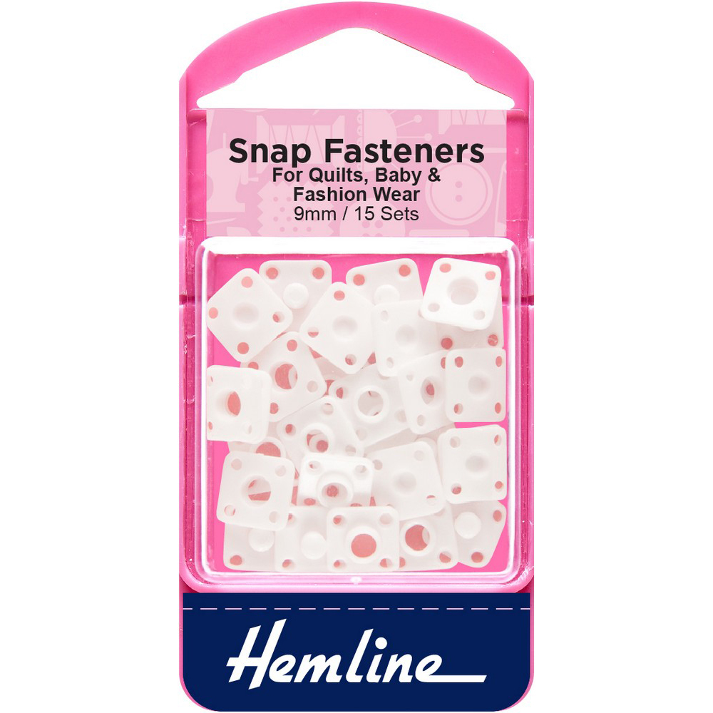 Snap Fasteners For Quilts & Baby - 9mm