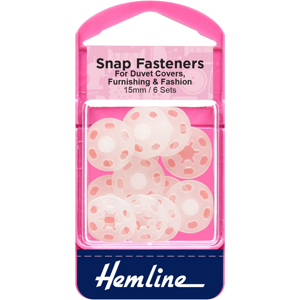 Snap Fasteners For Duvet Covers & Furnishing - 15mm