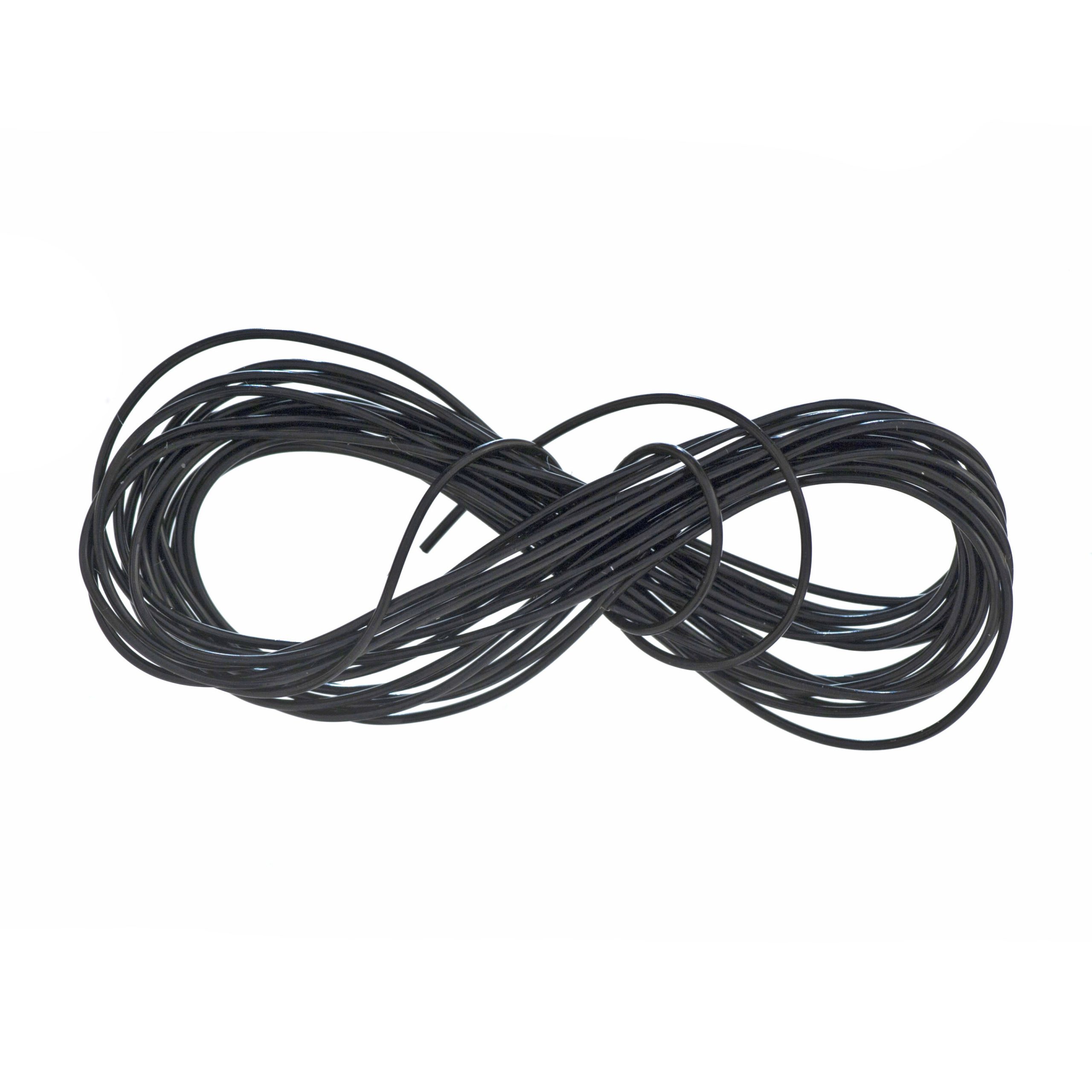 Elasticated Cord 2m x 0.5mm: Black
