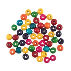 Assorted Round Beads - 10mm - Approx 100