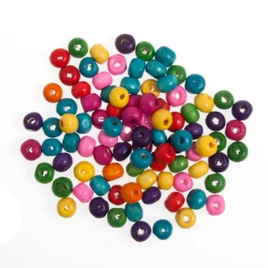 6mm Assorted Wooden Beads