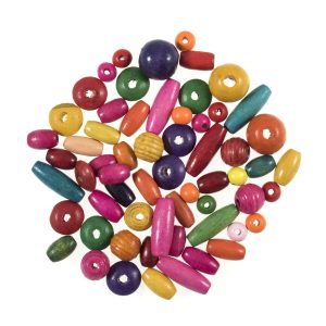 Assorted Wooden Craft Beads
