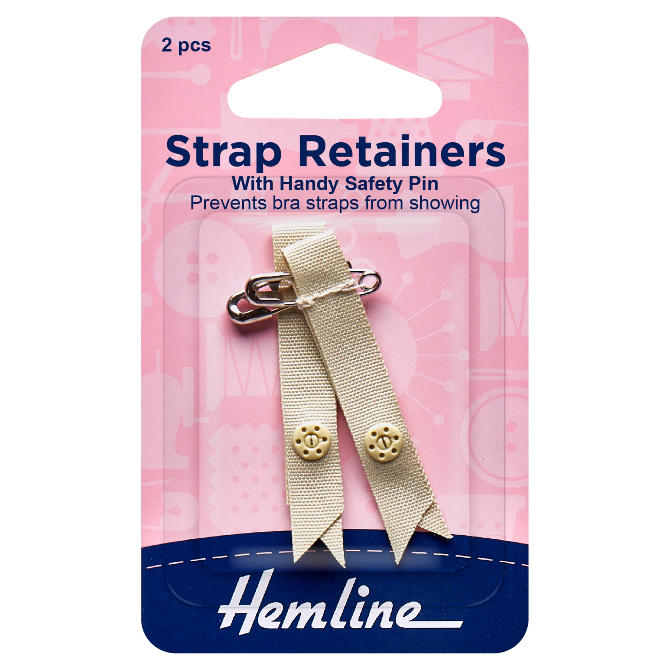 Strap Retainers - Nude