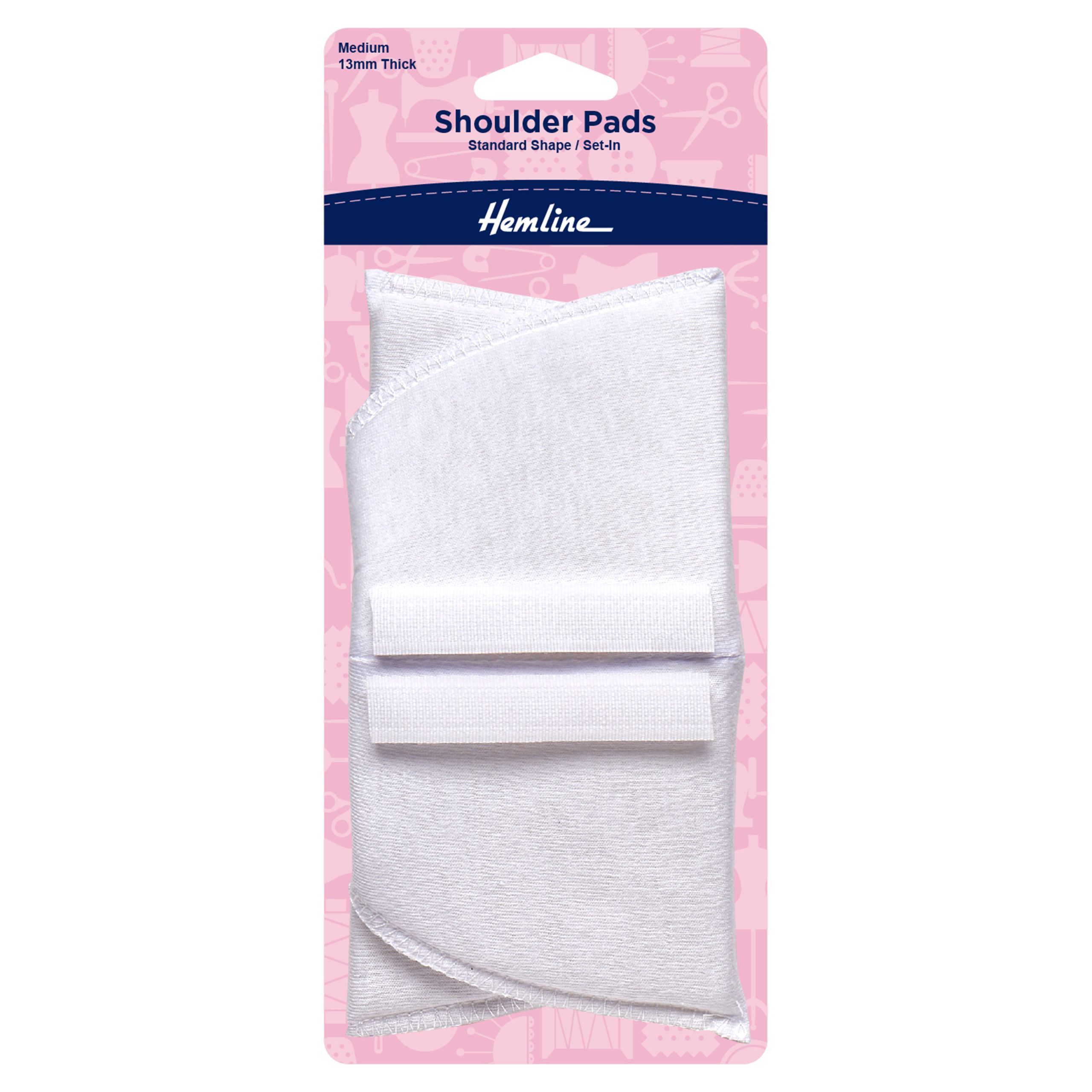 White Shoulder Pads - Standard