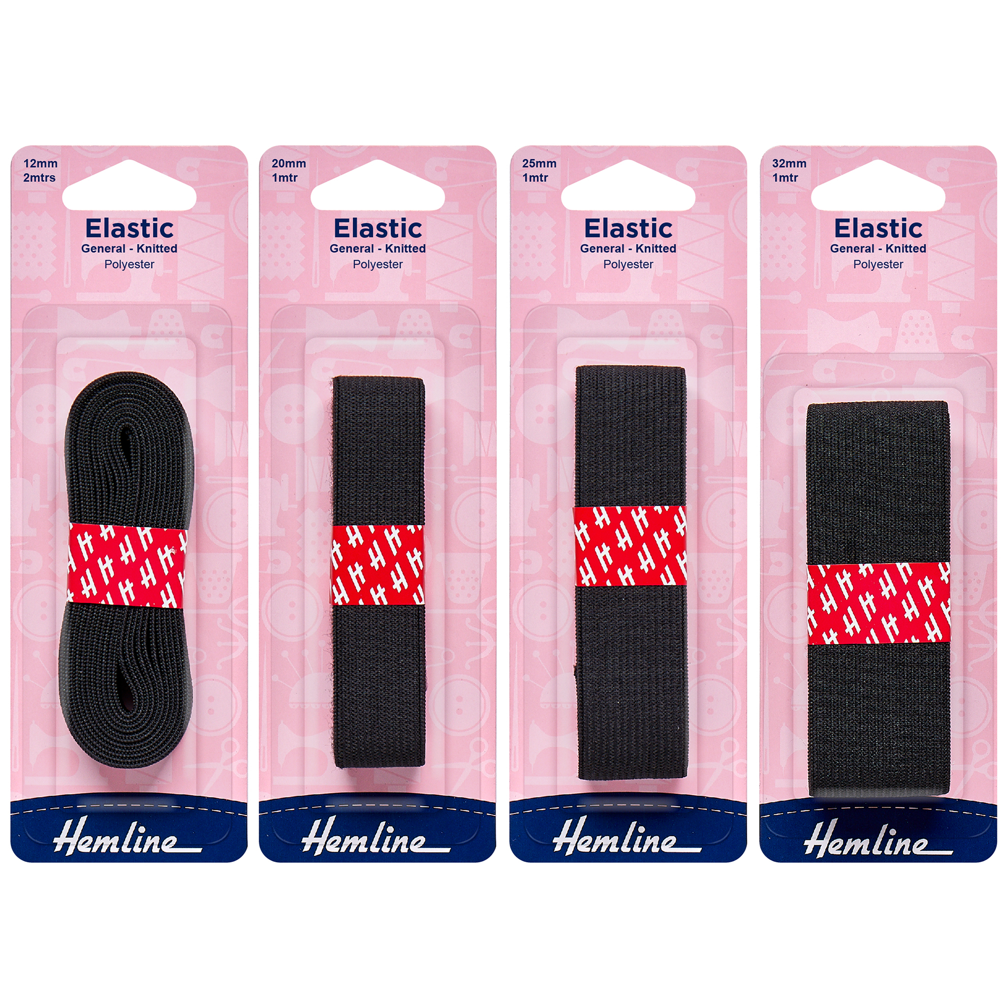 Knitted Elastic 12mm- 32mm