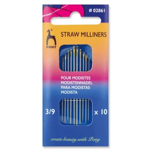 Straw Milliners Sewing Needles - 3/9 - 10pcs