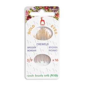 Crewels Sewing Needles - 6/9 - 16pcs