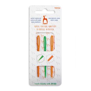 3pcs Plastic Wool Needles