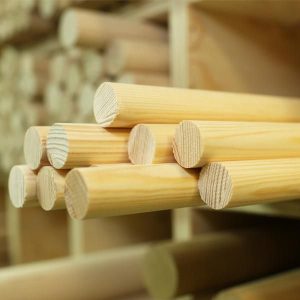 Redwood Pine Dowels - 6mm - 2.4m