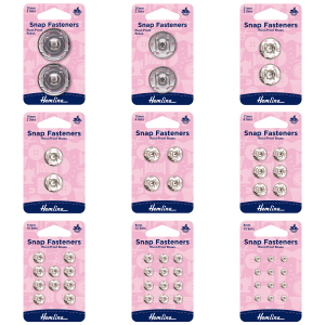 Snap Fasteners 6mm - 30mm - Nickel