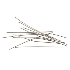 Thin Head Pins: Silver Plated
