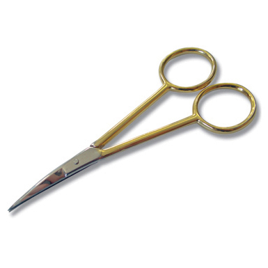 22ct Gold Plated Curved Embroidery Scissors - Image 2