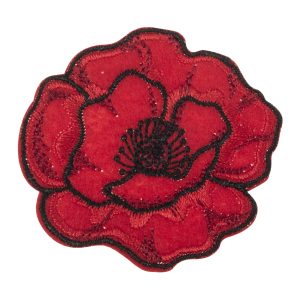 Iron & Sew On Motif: Poppy