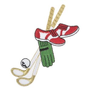 Iron & Sew On Motif: Golf