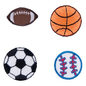 Iron & Sew On Motif: Sports Ball