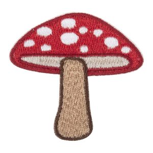 Iron & Sew On Motif: Toadstool