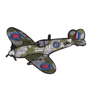 Iron & Sew On Motif: Fighter Plane