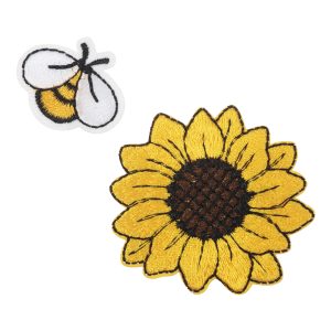 Iron & Sew On Motif: Sunflower
