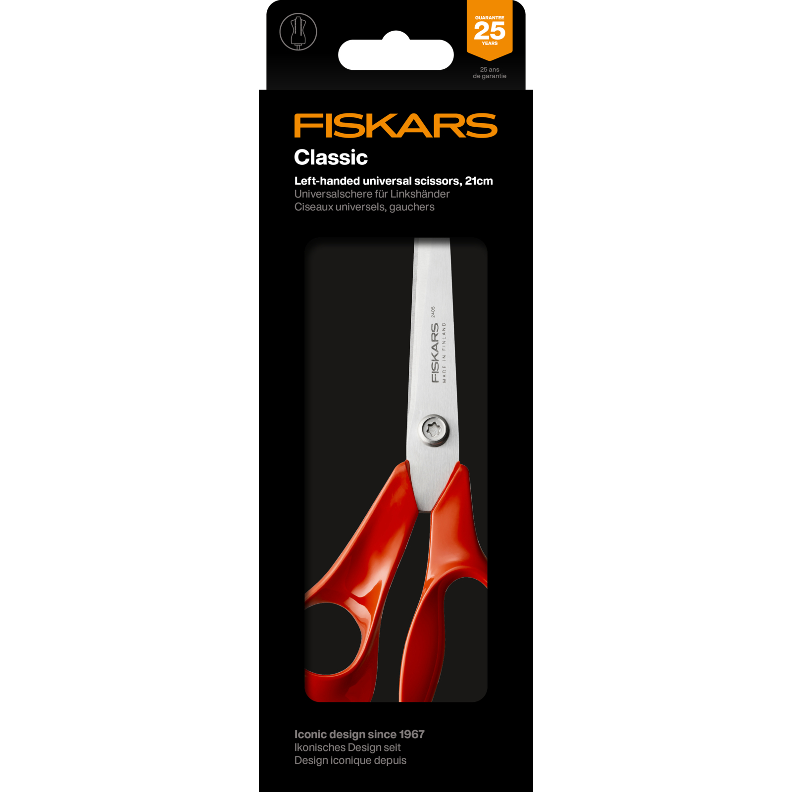 Fiskars Universal Left-Handed Scissors: 24cm