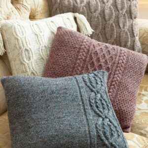 Hayfield Cushion Covers (Aran) - Hard Copy