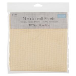 Aida 45 x 30cm - 14 Count (Cream)