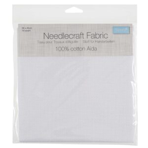 Aida 45 x 30cm - 14 Count (White)