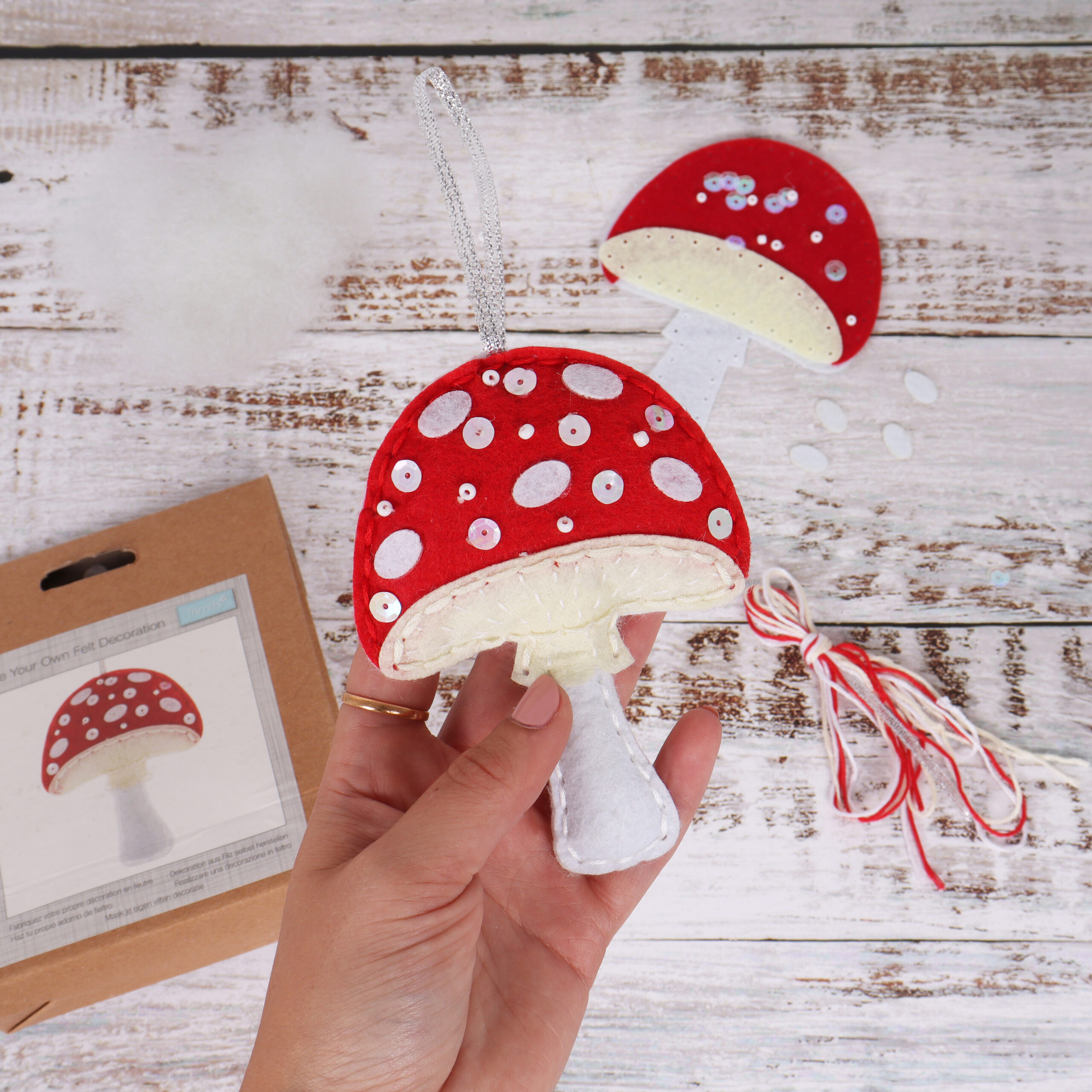 Felt Decoration Kit: Toadstool - Image 2