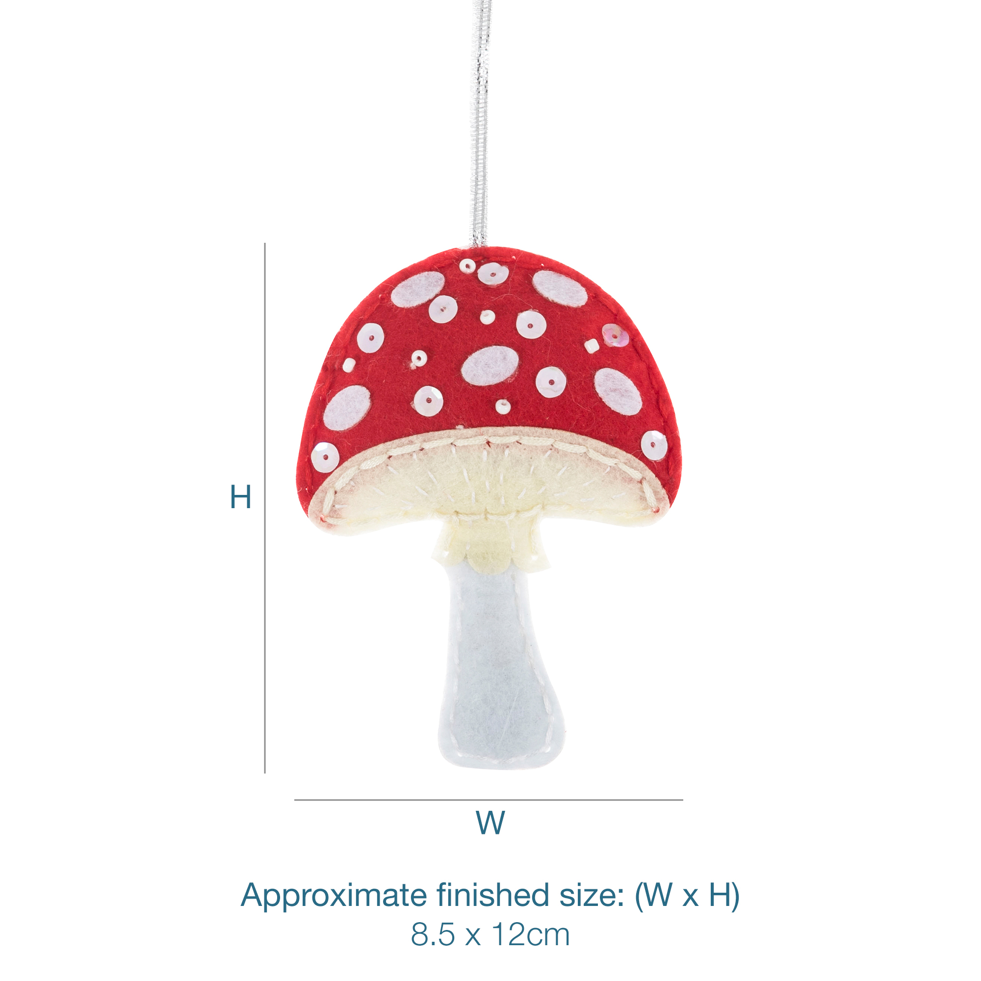 Felt Decoration Kit: Toadstool - Image 3