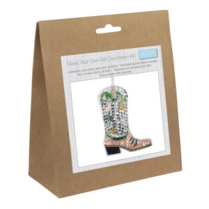 Felt Decoration Kit: Sequin Cowboy Boot