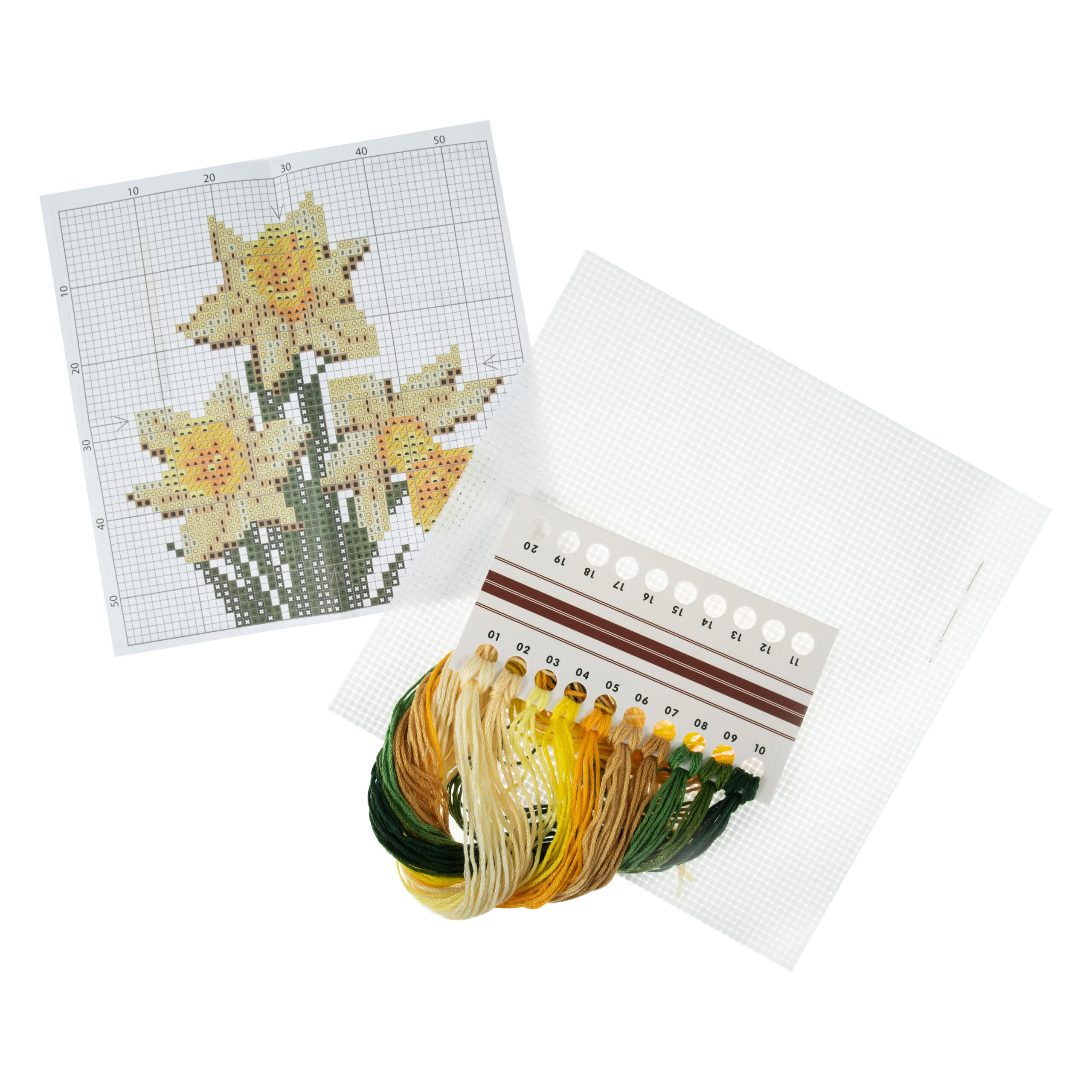 Counted Cross Stitch Kit: Mini: Daffodil - Image 4