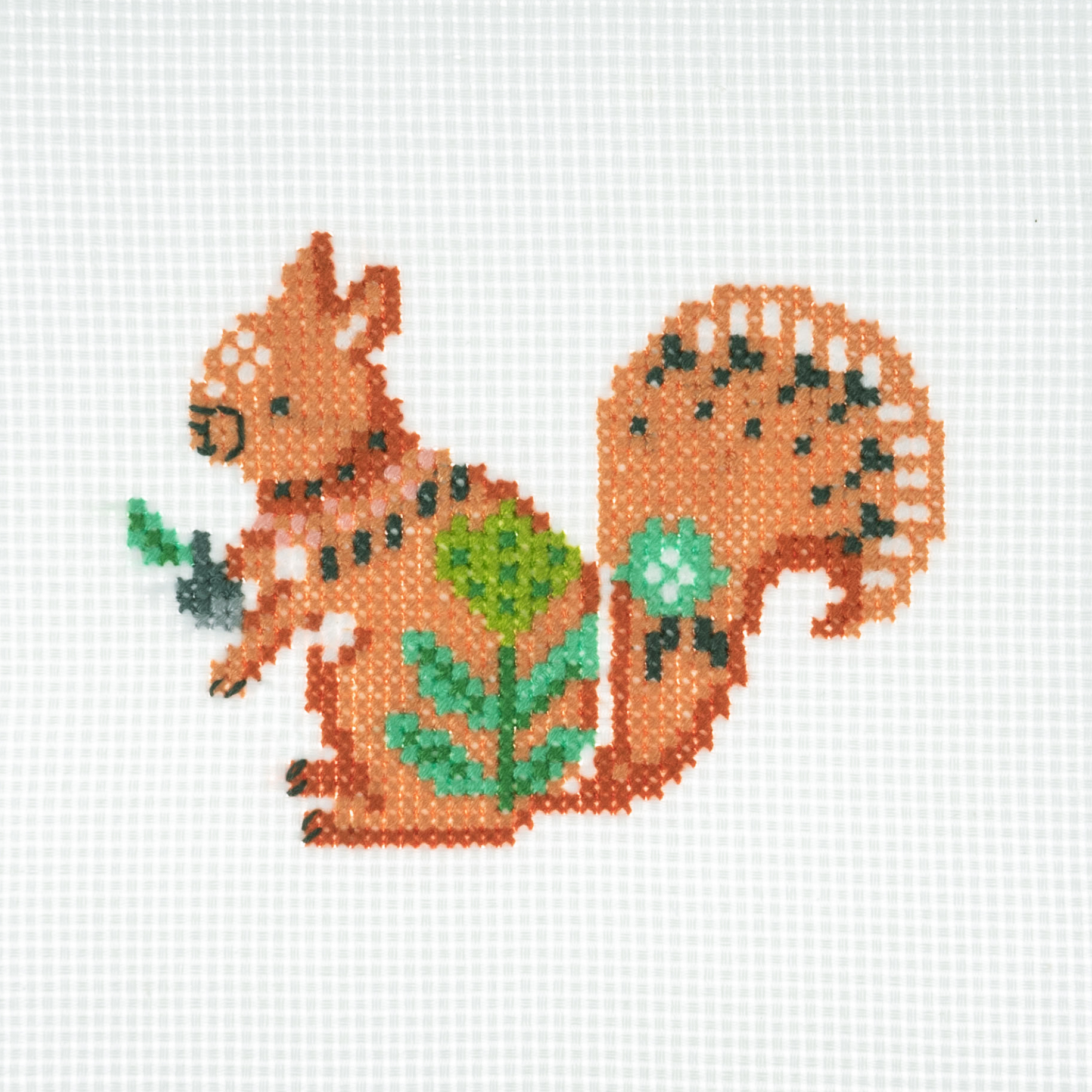 Counted Cross Stitch Kit: Mini: Squirrel - Image 2