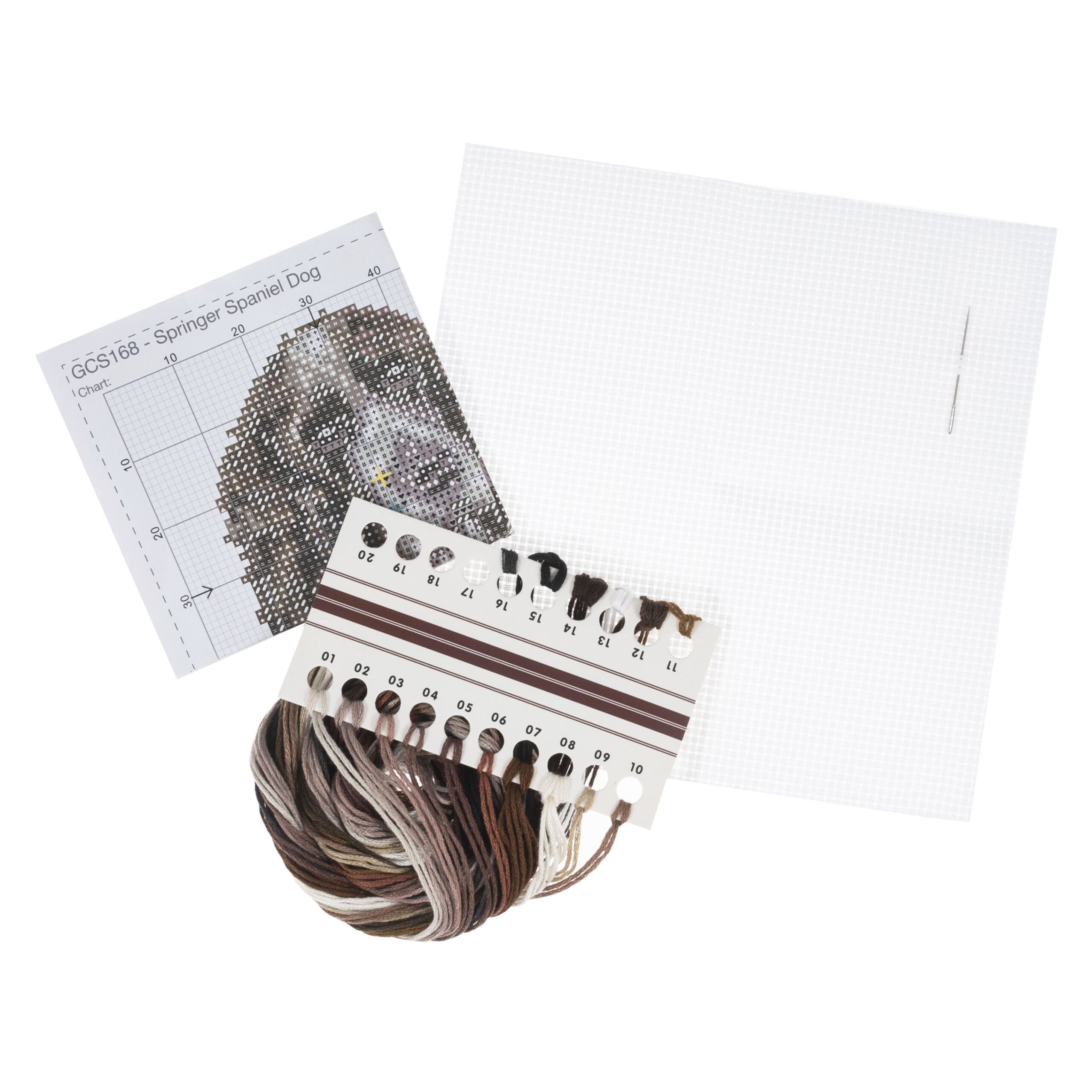 Counted Cross Stitch Kit: Mini: Springer Spaniel - Image 3