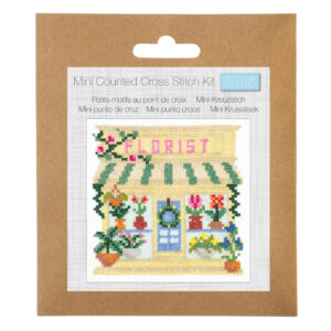 Counted Cross Stitch Kit: Mini: Florist