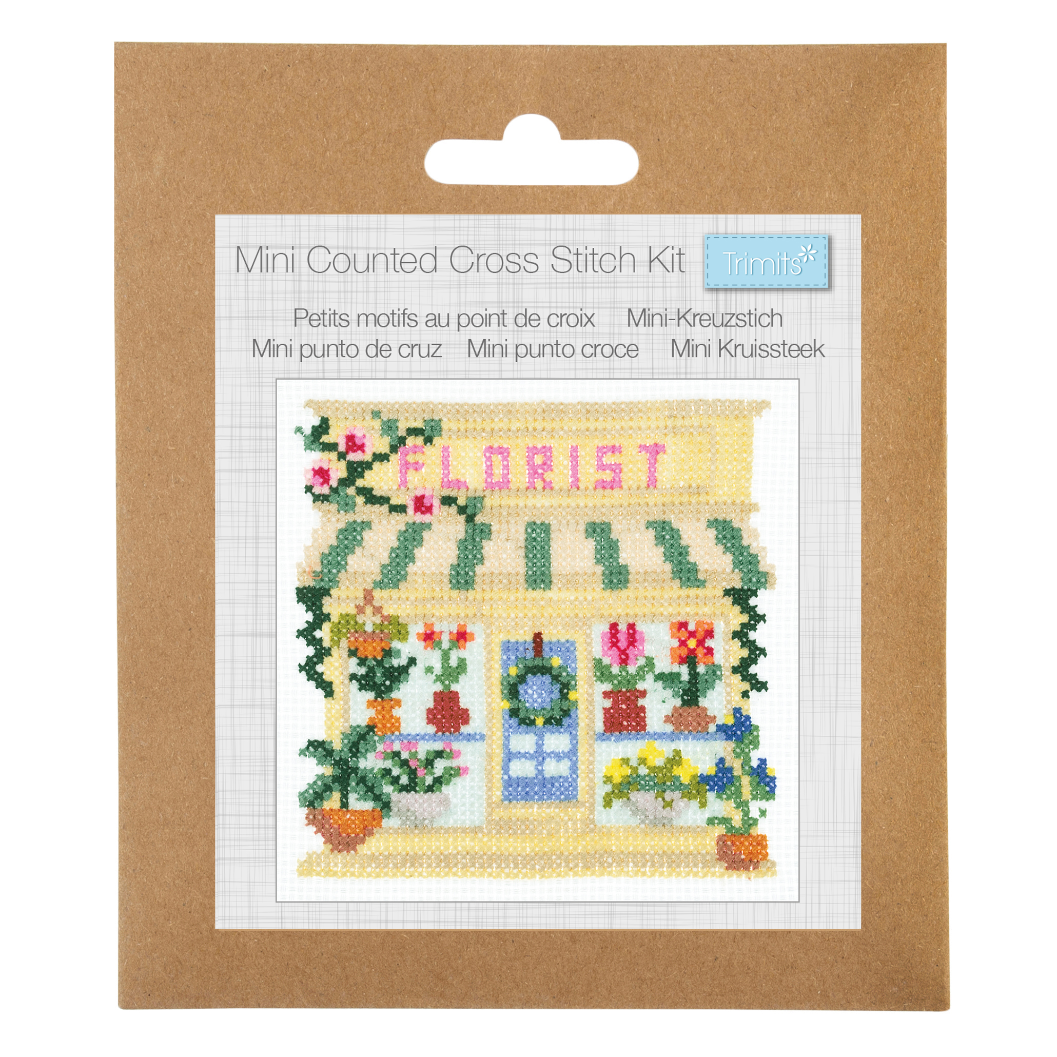 Counted Cross Stitch Kit: Mini: Florist