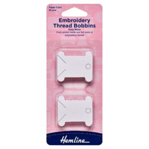 Embroidery Thread Bobbins x50 - Paper