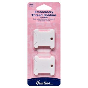 Embroidery Thread Bobbins x30 - Plastic