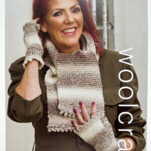 Jarol Fingerless Mitts & Scarf (Chunky) - Hard Copy