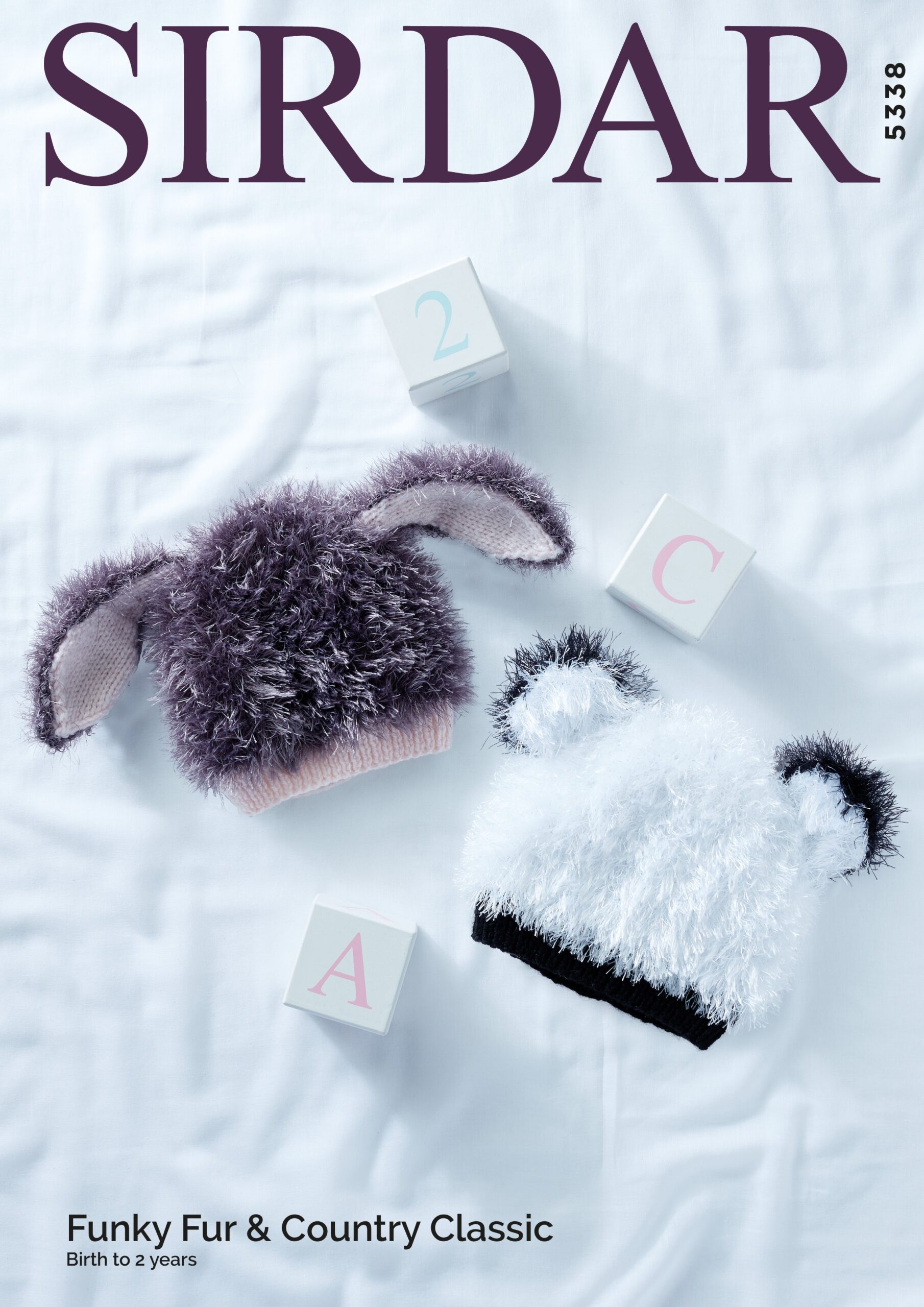 Sirdar Panda & Bunny Hats (DK) - Hard Copy