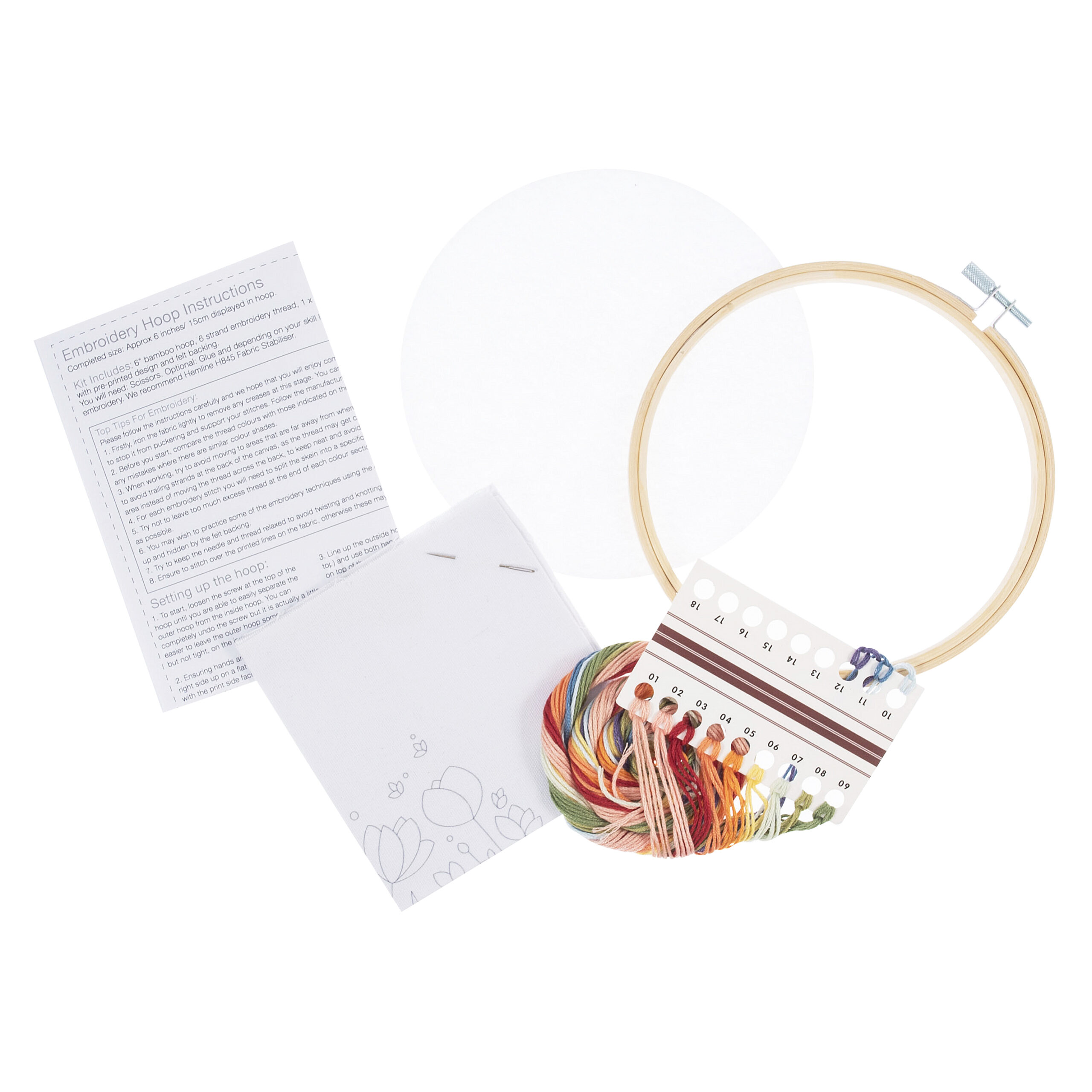Embroidery Kit with Hoop: Bloom - Image 2