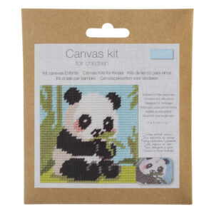 Half Stitch/Tapestry Kit: Children's: Panda