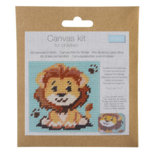 Half Stitch/Tapestry Kit: Children's: Lion
