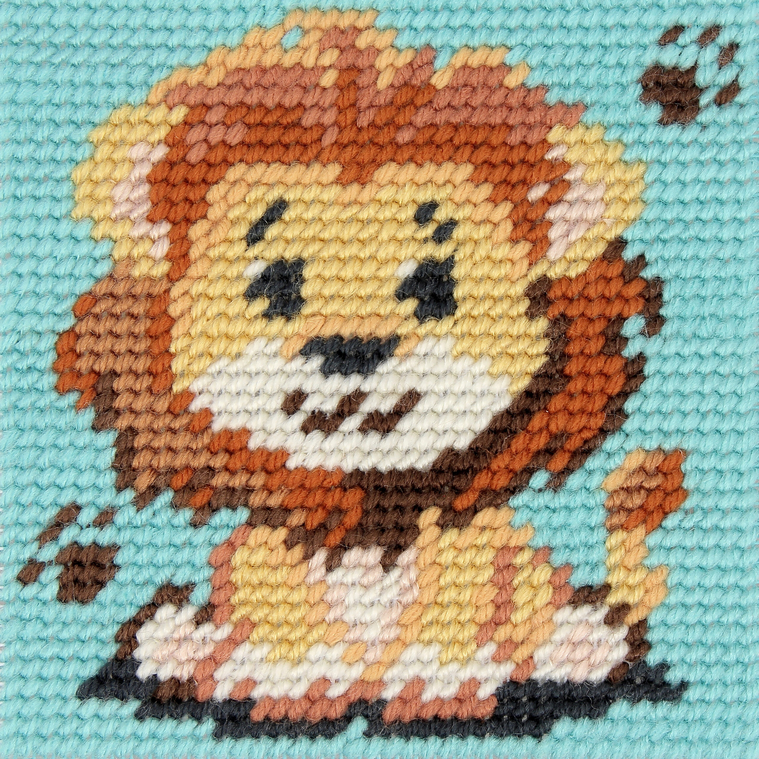 Half Stitch/Tapestry Kit: Children's: Lion - Image 2