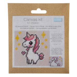 Half Stitch/Tapestry Kit: Children's: Unicorn