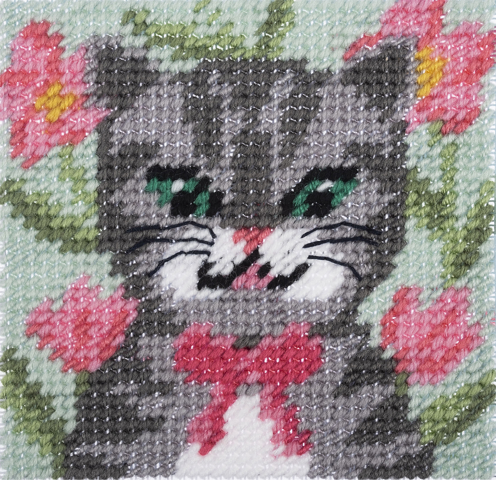 Half Stitch / Tapestry Kit: Cat - Image 4